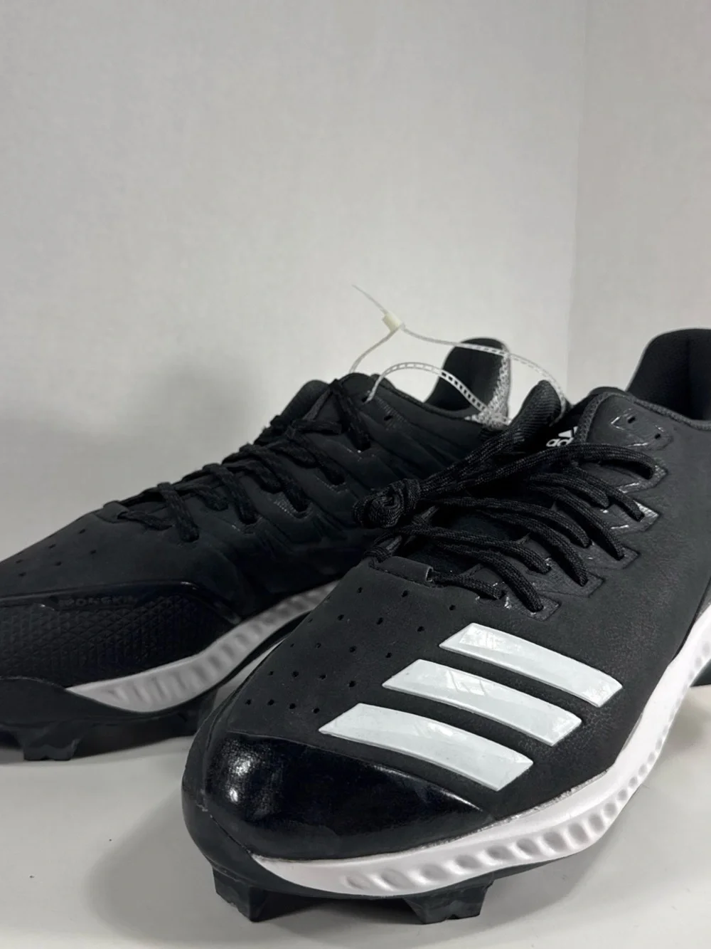 adidas Men’s Black White baseball Cleats